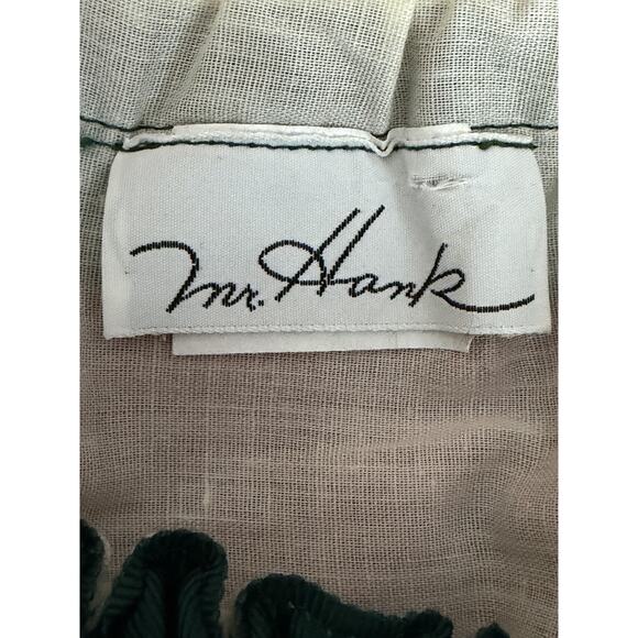 Vintage 70s Mr Hank Wool Maxi Skirt Small Christmas Plaid Patchwork Peasant - Picture 3 of 7